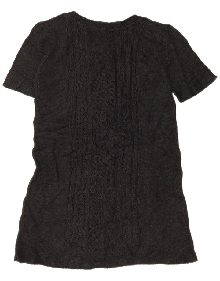 Marks & Spencer Vestido tipo jersey para mujer Reino Unido 44 Medio Negro Acrílico