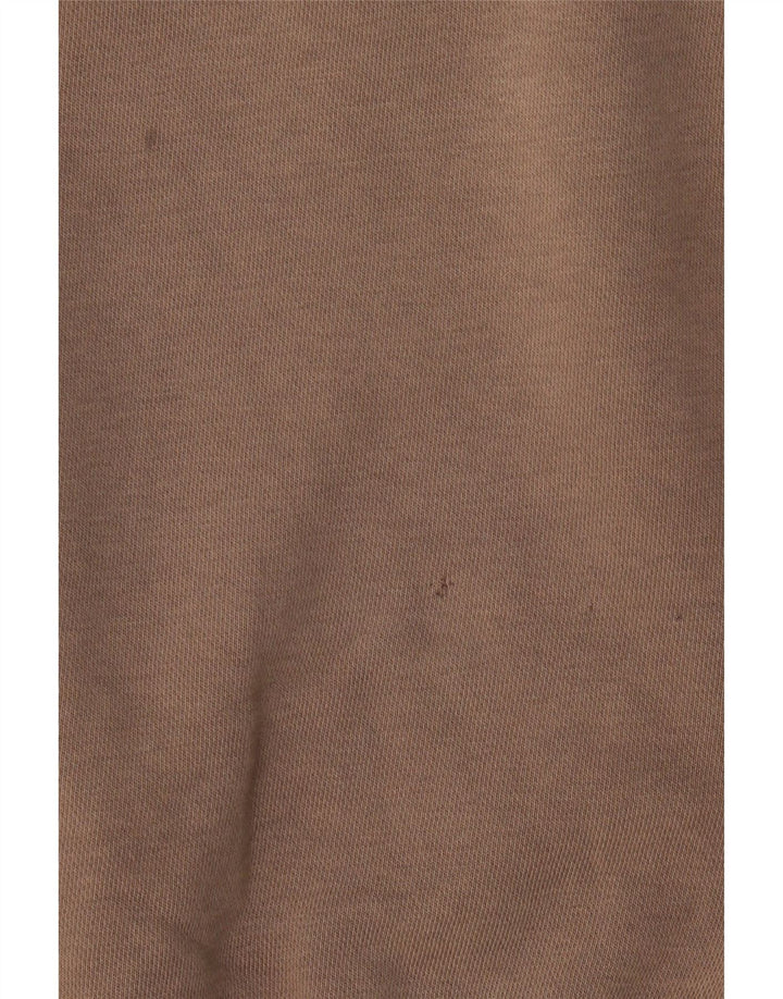 REEBOK Hombre Loose Fit Sudadera Jumper Marrón Medio