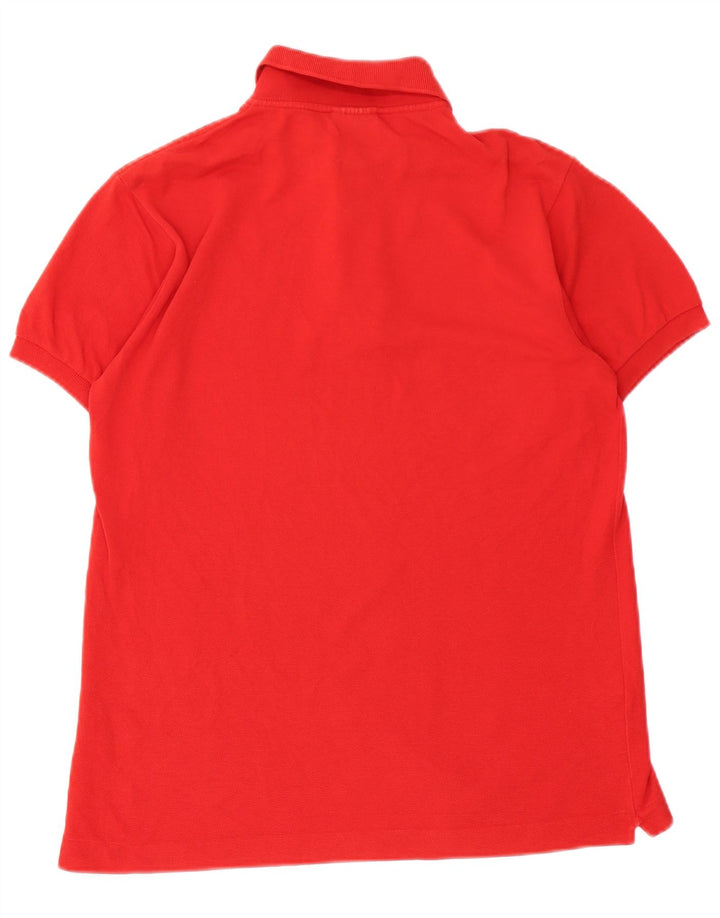 Polo Lacoste para hombre talla 3 pequeño algodón rojo