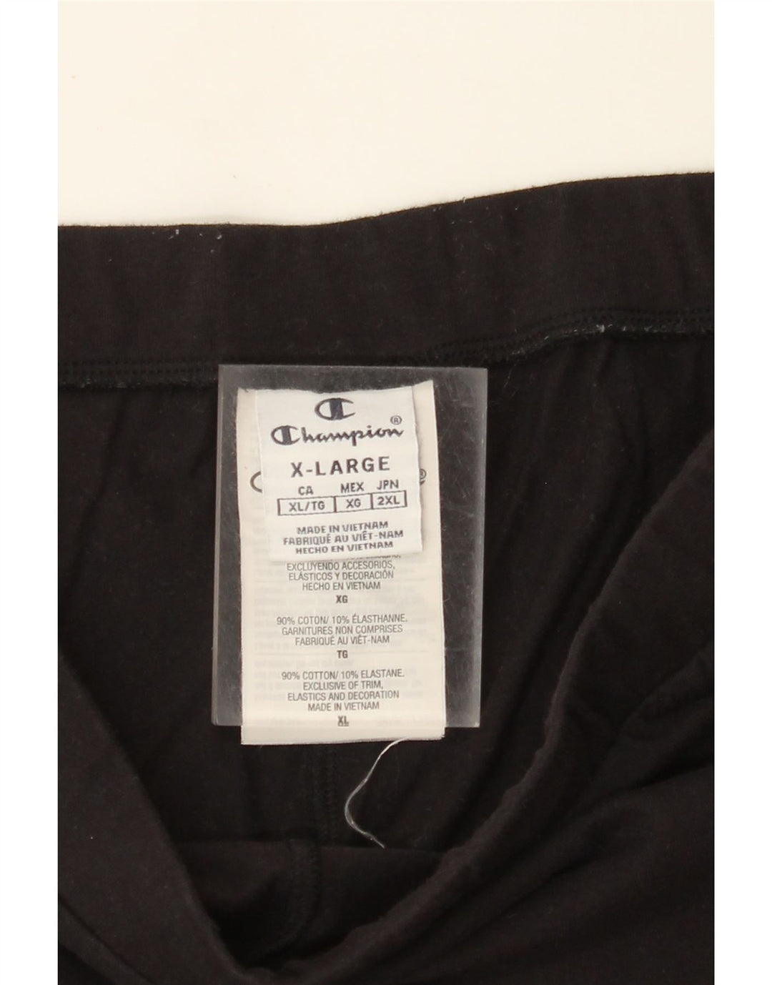 CHAMPION Pantalones cortos deportivos para mujer UK 18 XL Algodón negro