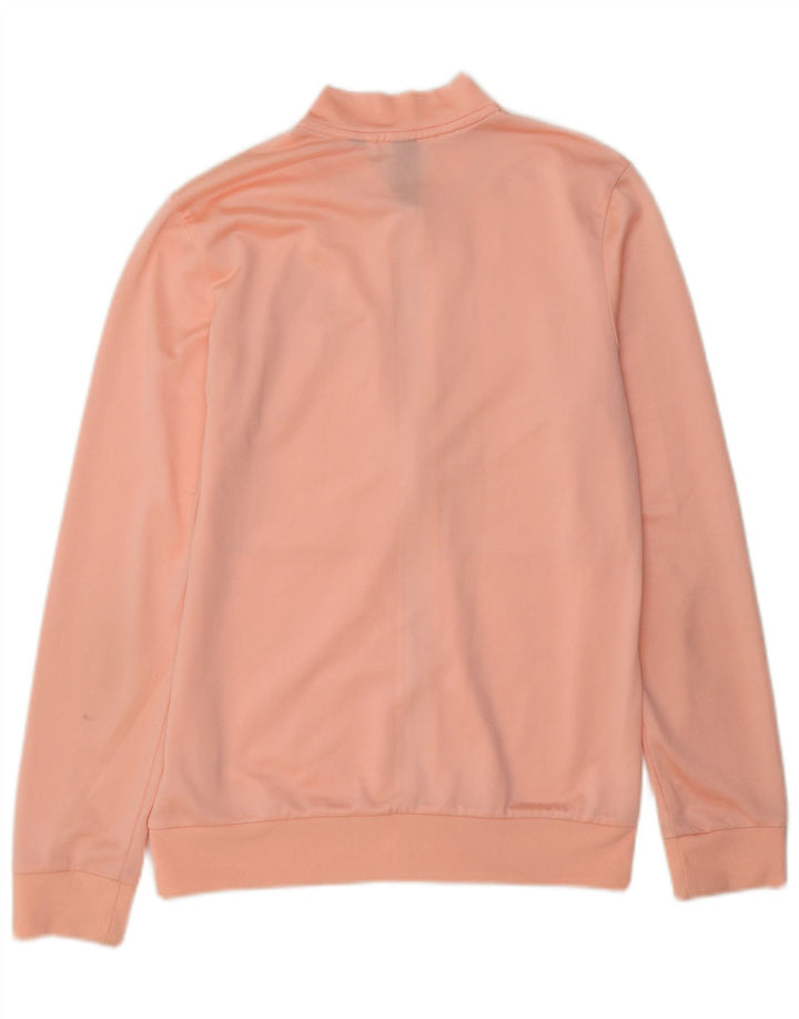 Adidas - Chaqueta de chándal gráfica para mujer, talla 12, color rosa mediano