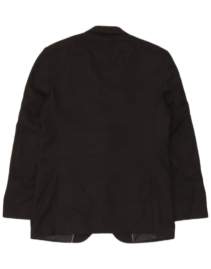 Marks & Spencer Chaqueta tipo blazer con 2 botones y ajuste regular para hombre EU 50 Large Black