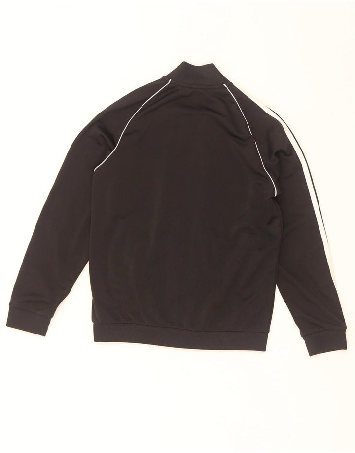 Adidas Chaqueta de chándal para niño 10-11 años Negro Poliéster
