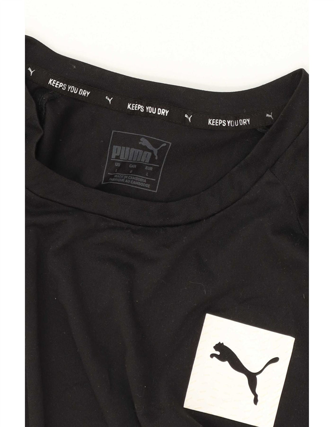 Puma - Camiseta para hombre, talla grande, color negro
