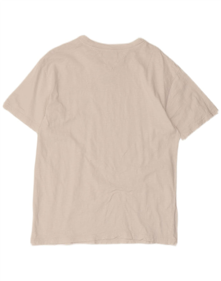 Tommy Hilfiger - Camiseta para hombre, talla pequeña, color blanco