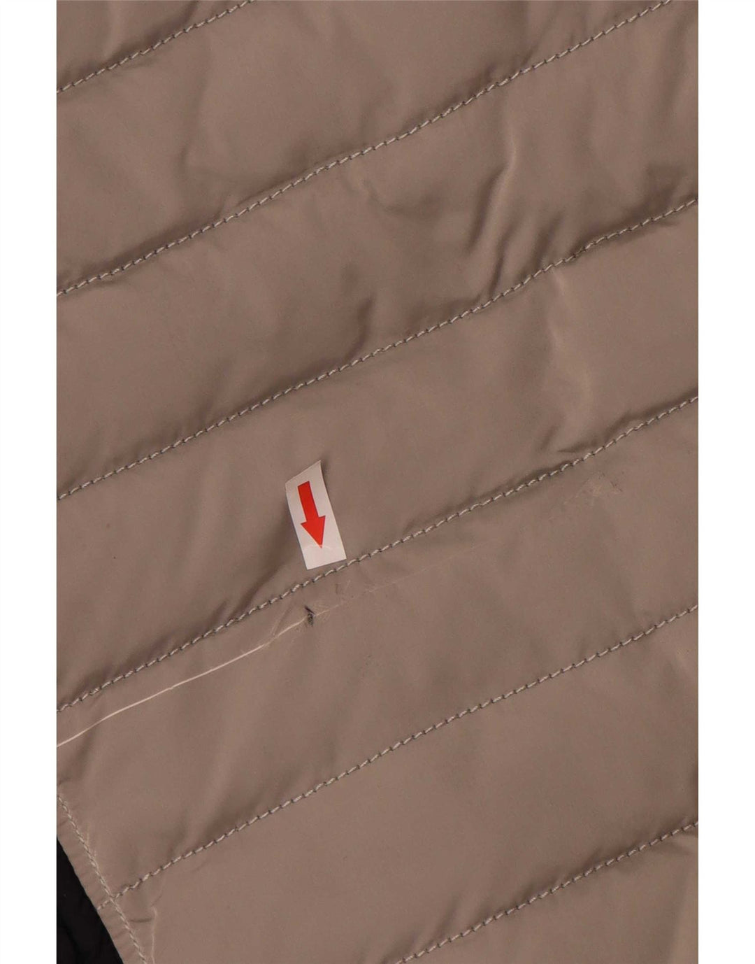 Amerigo Vespucci Chaqueta acolchada para hombre UK 40 Large Gris Colorblock Poliamida