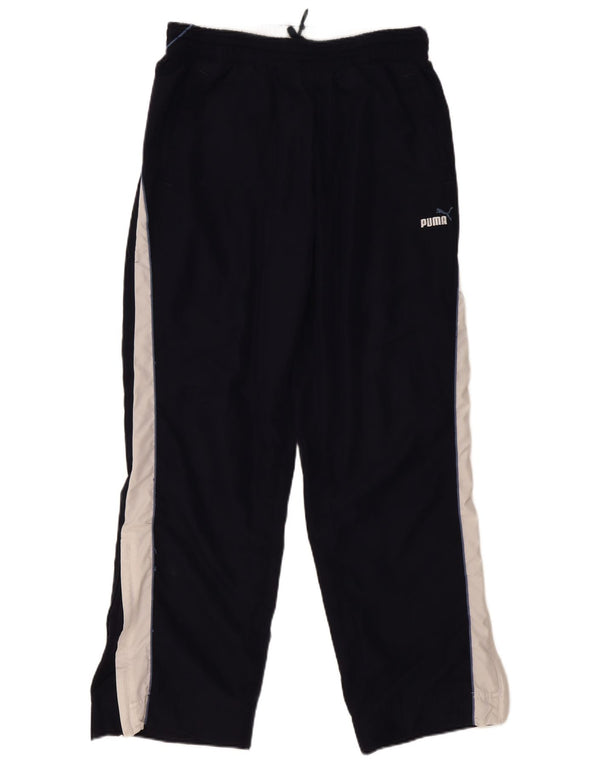 Puma Pantalones De Chándal Para Hombre Grande Azul Marino Colorblock Poliéster Deportes