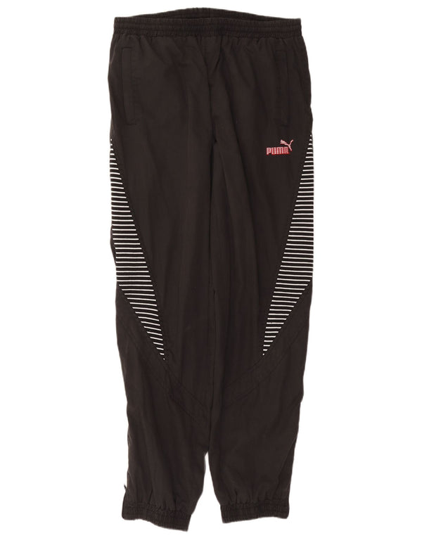 Puma Pantalones De Chándal Para Hombre Joggers Medium Negro Poliéster A Rayas