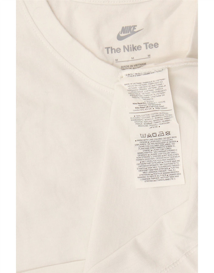 Camiseta NIKE Hombre Top Medium Blanco Algodón