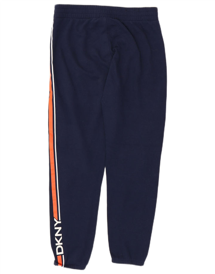 Dkny Hombre Pantalones De Chándal Con Gráfico Joggers Medium Azul Marino Colorblock