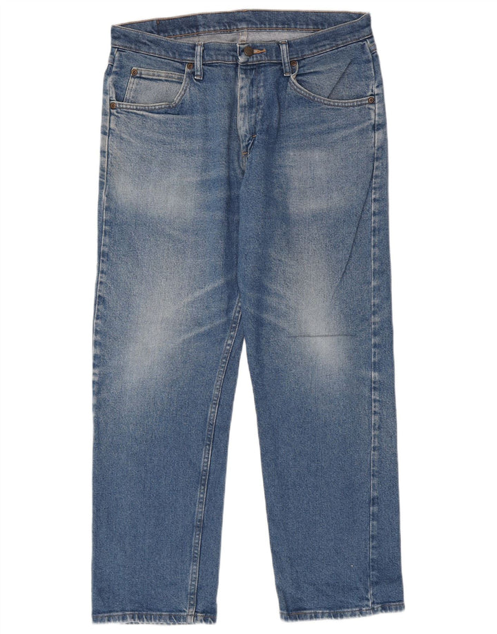 Vaqueros Wrangler Hombre Rectos W33 L30 Algodón Azul