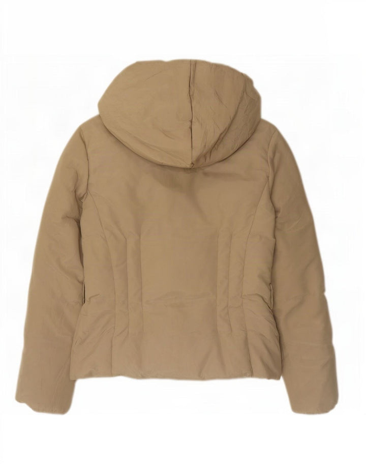 Chaqueta Acolchada Mujer Elisabetta Franchi IT 42 Poliéster Beige Medio