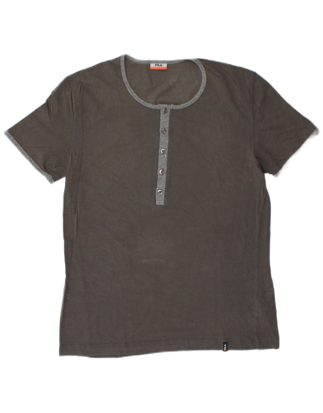 FILA Camiseta Hombre Top XL Gris Algodón