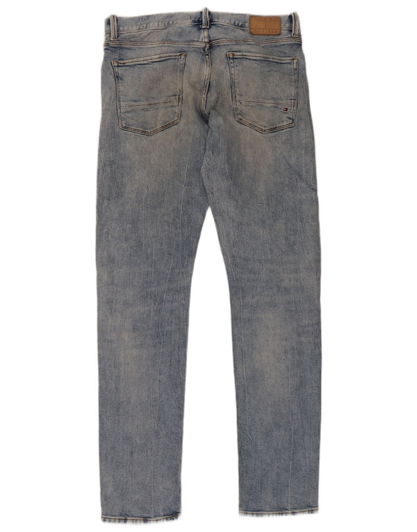 Tommy Hilfiger Vaqueros ajustados Bleecker para hombre W33 L34 Algodón azul