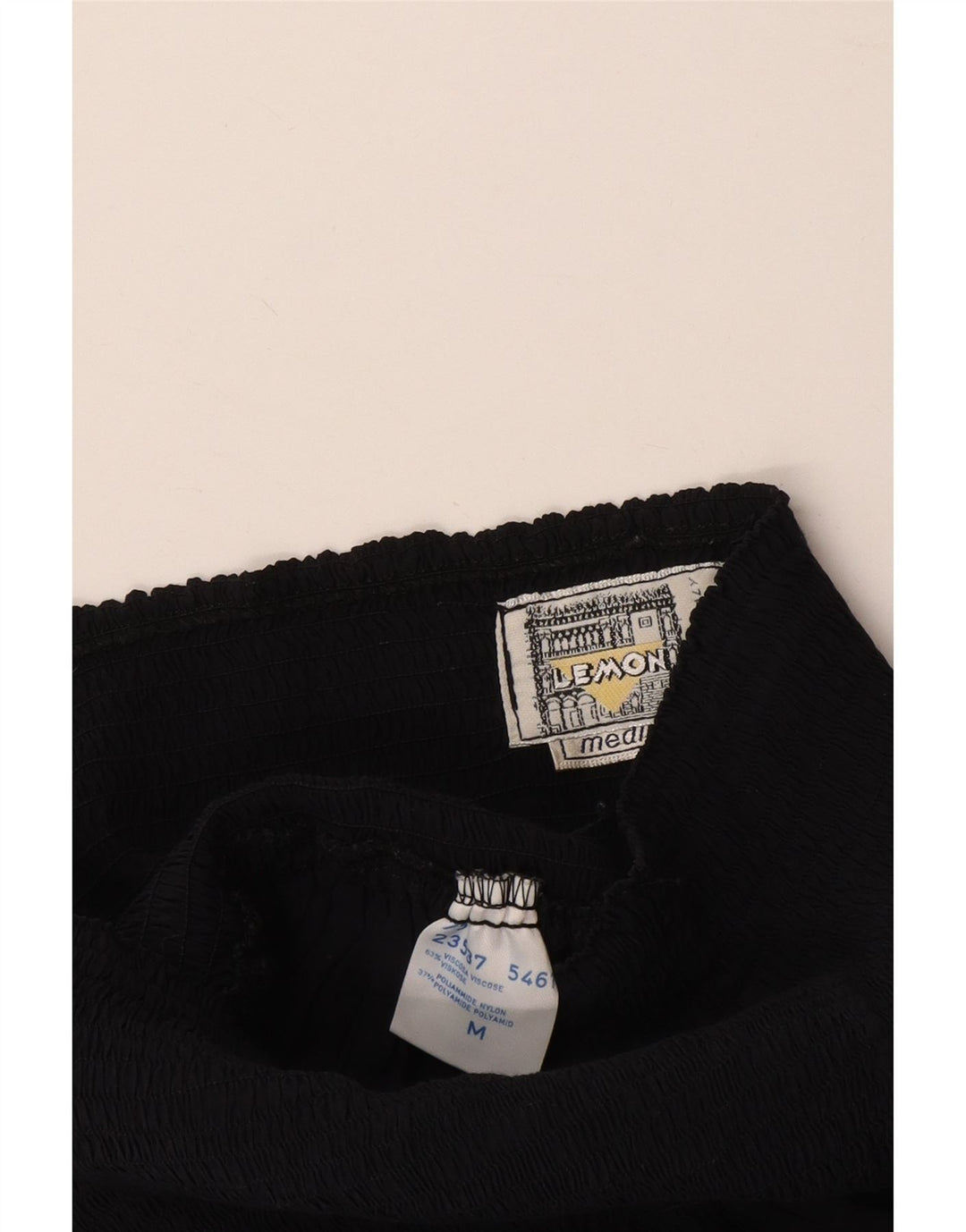 LEMON Falda acampanada de cintura alta para mujer Mediana W28 Viscosa azul marino