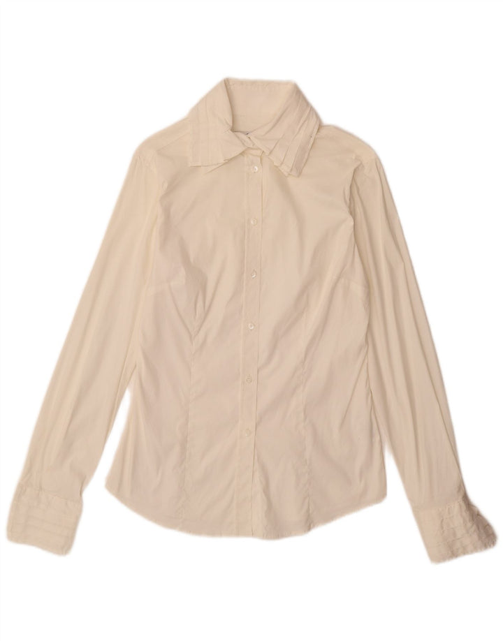 Camisa Gant para mujer UK 12 Medium Off White Cotton