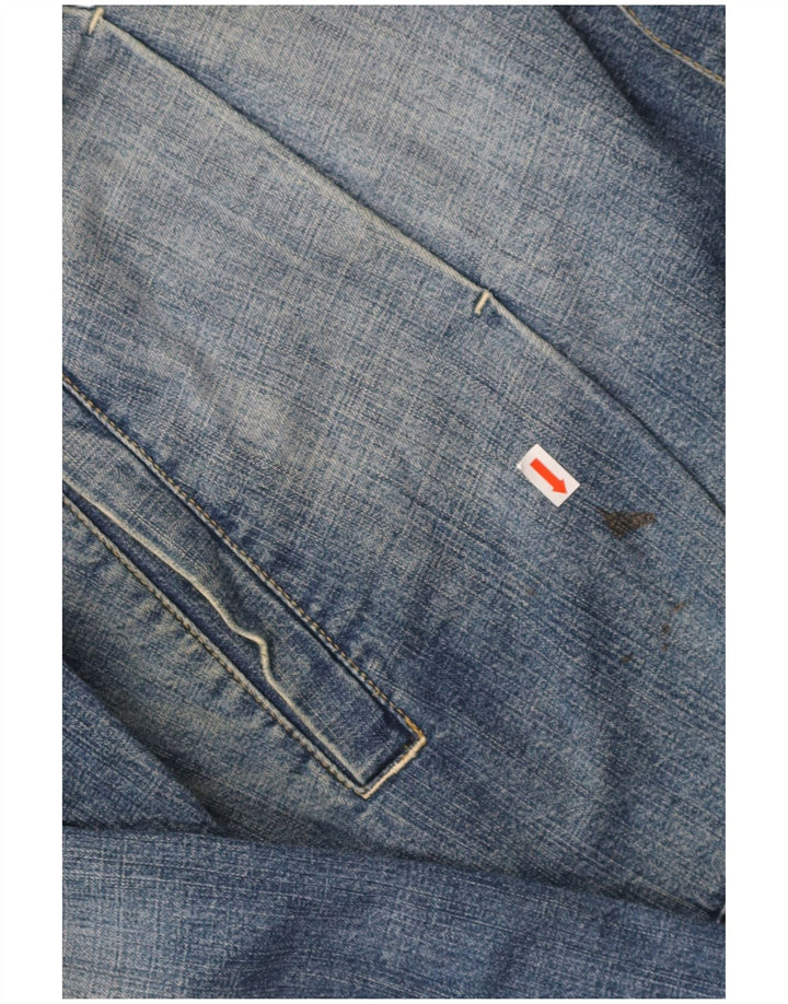 VINTAGE Mens Denim Jacket UK 42 XL Blue