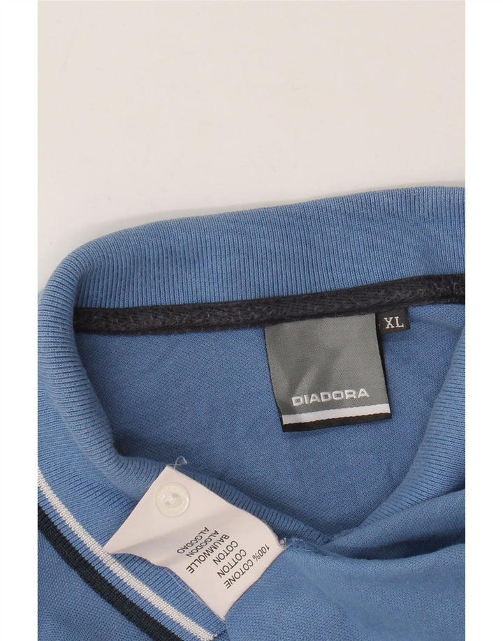 DIADORA Polo Hombre XL Algodón Azul