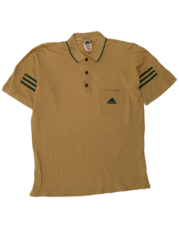 Adidas Polo para hombre UK 38/40 Medium Caqui Algodón