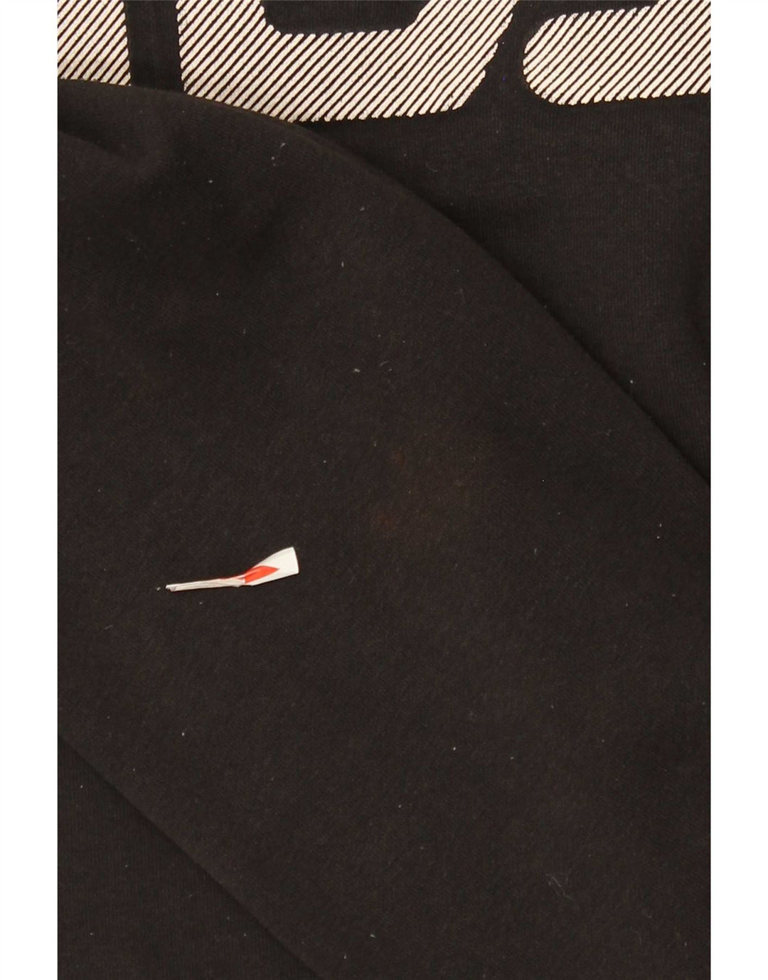Fila Hombre Graphic Sudadera Jumper Medium Negro Algodón
