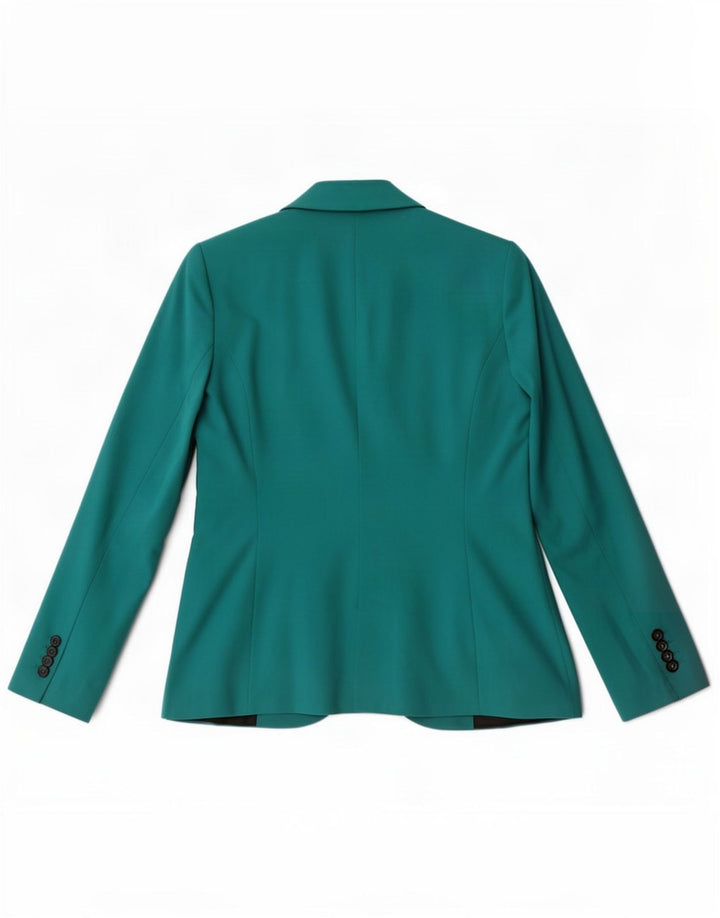 Zara Chaqueta Blazer De 1 Botón para Mujer UK 44 Grande Turquesa