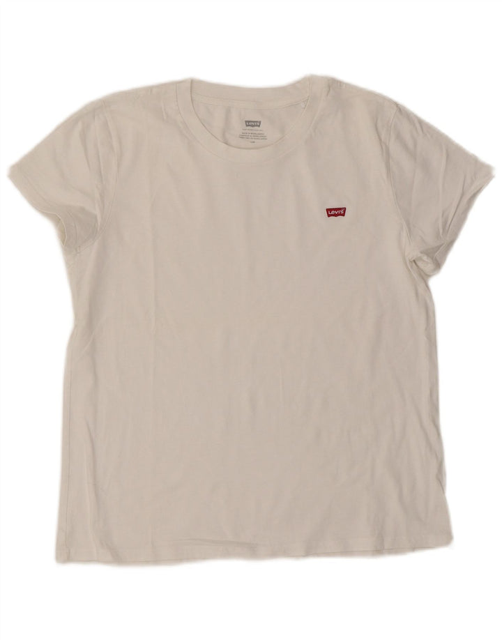 Levi's Camiseta para mujer Top UK 44 Large White