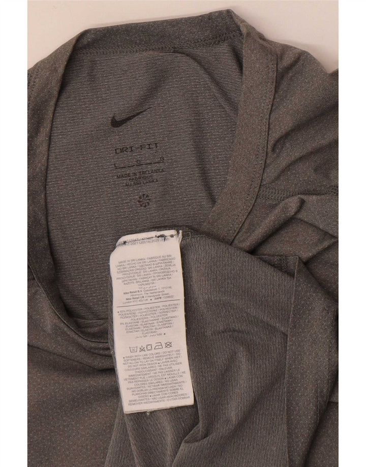 Camiseta Nike Dri Fit para hombre Top poliéster gris grande