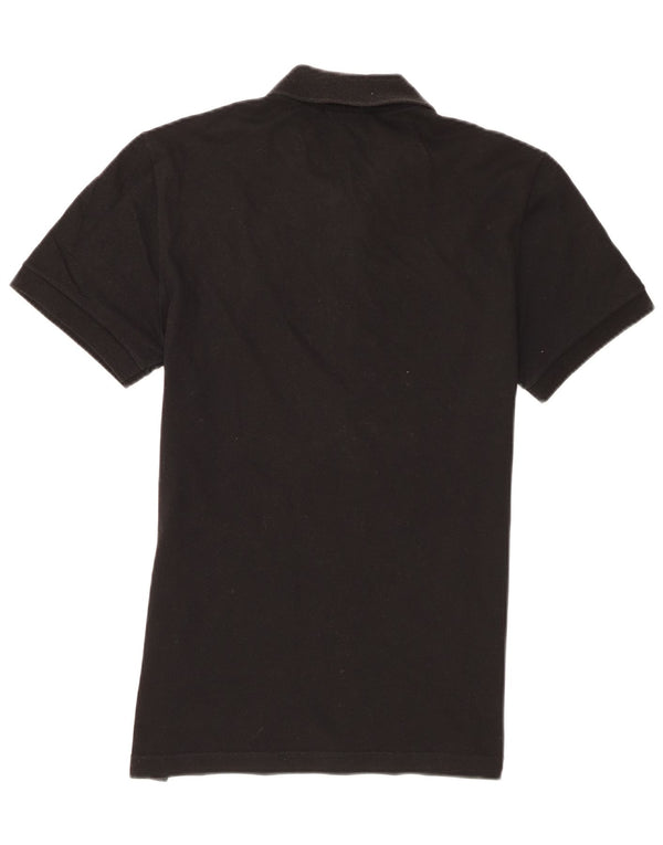 Polo Lacoste para hombre talla 4 mediano algodón negro