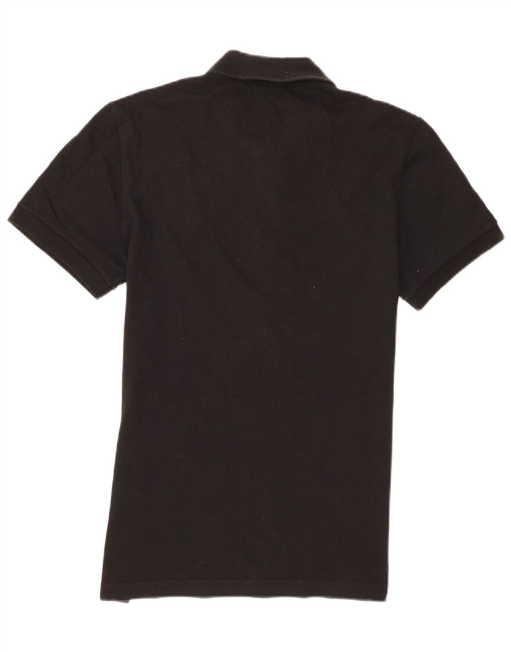 Polo Lacoste para hombre talla 4 mediano algodón negro