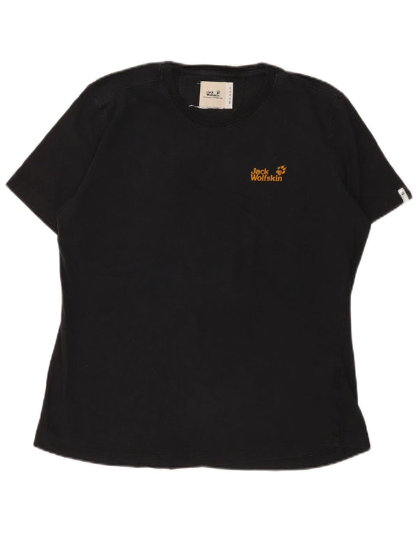Jack Wolfskin - Camiseta para mujer (talla 40), color negro