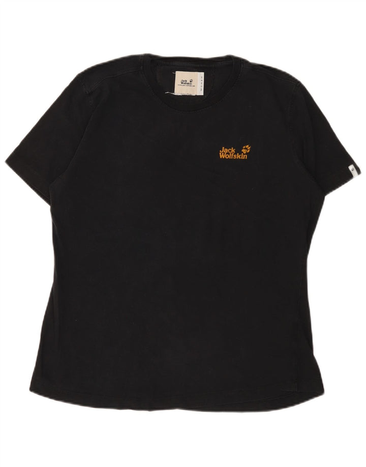 Jack Wolfskin - Camiseta para mujer (talla 40), color negro