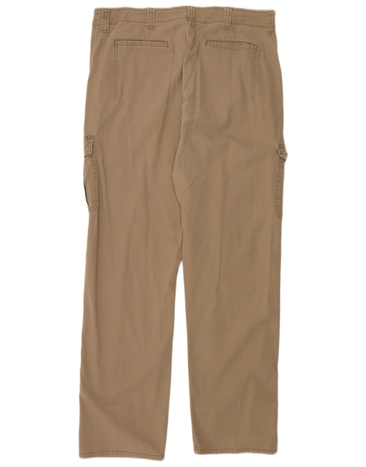 WRANGLER Pantalones cargo de ajuste relajado para hombre W36 L34 Algodón beige