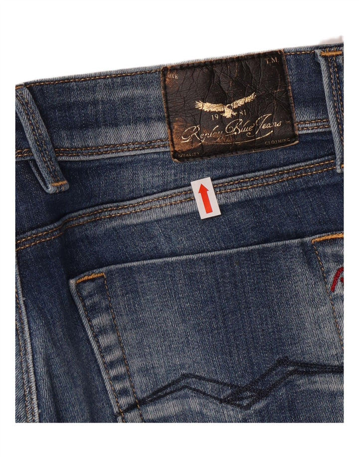 REPLAY Womens Skinny Jeans W28 L29 Blue Vintage Replay and Second-Hand Replay from Messina Hembry 