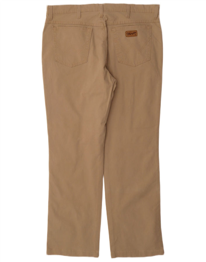 WRANGLER Pantalones casuales Texas para hombre W38 L32 Algodón beige