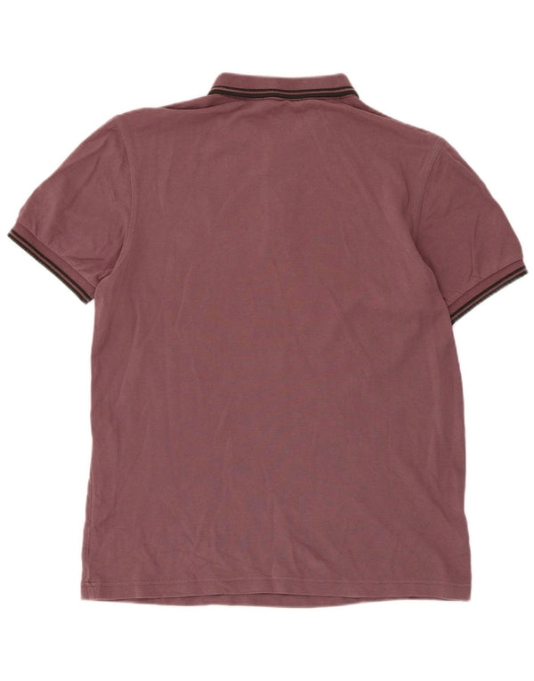 Polo Fred Perry Hombre De Algodón A Rayas Marrón Medio