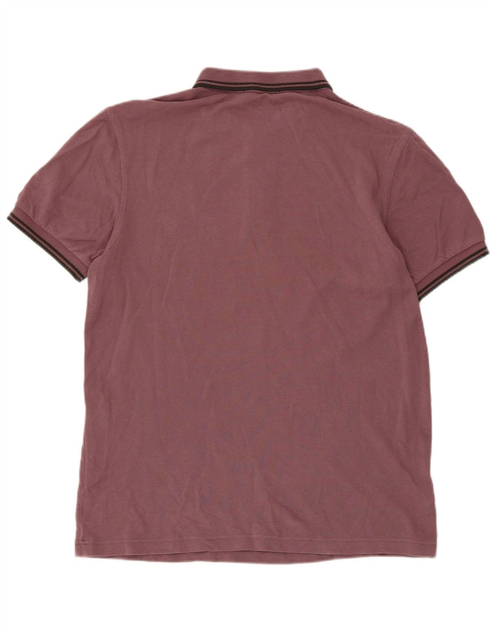 Polo Fred Perry Hombre De Algodón A Rayas Marrón Medio