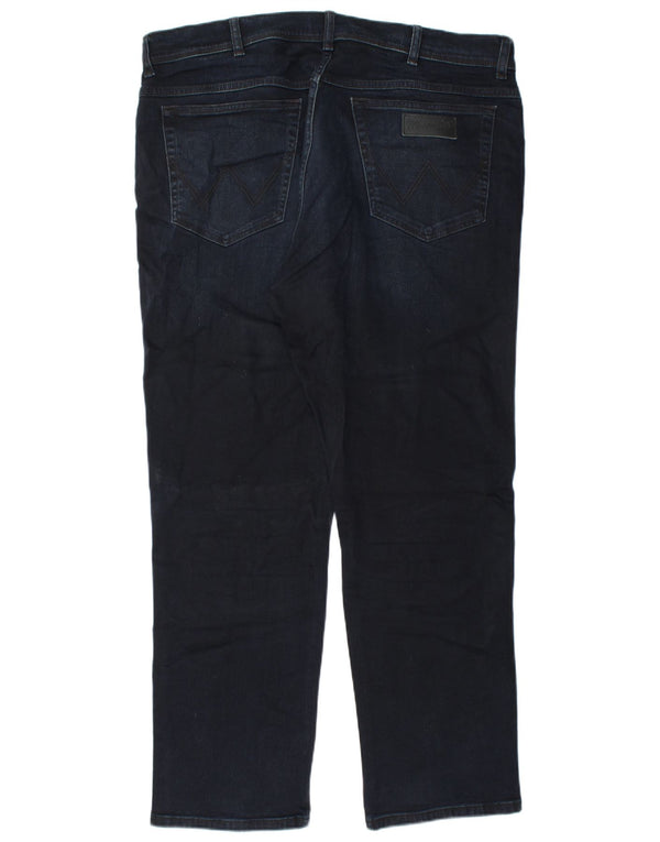 Wrangler Vaqueros rectos Texas para hombre W40 L32 Algodón azul marino
