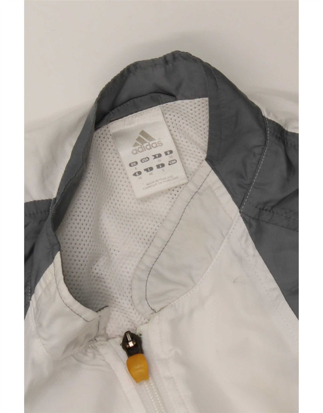 Adidas - Chaqueta de chándal para mujer, talla 40, color gris pequeño