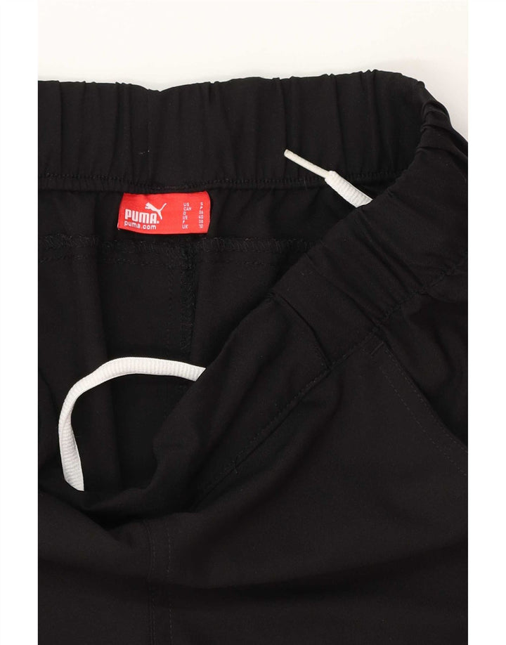 Puma Mujer Capri Chándal Pantalones UK 10 Small Negro