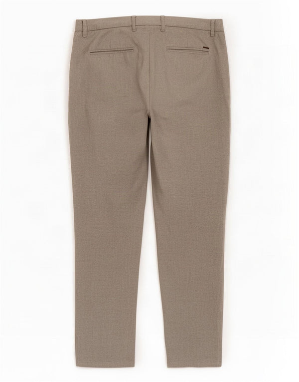 Zara Pantalón chino recto para hombre EU 42 Large W32 L30 Gris
