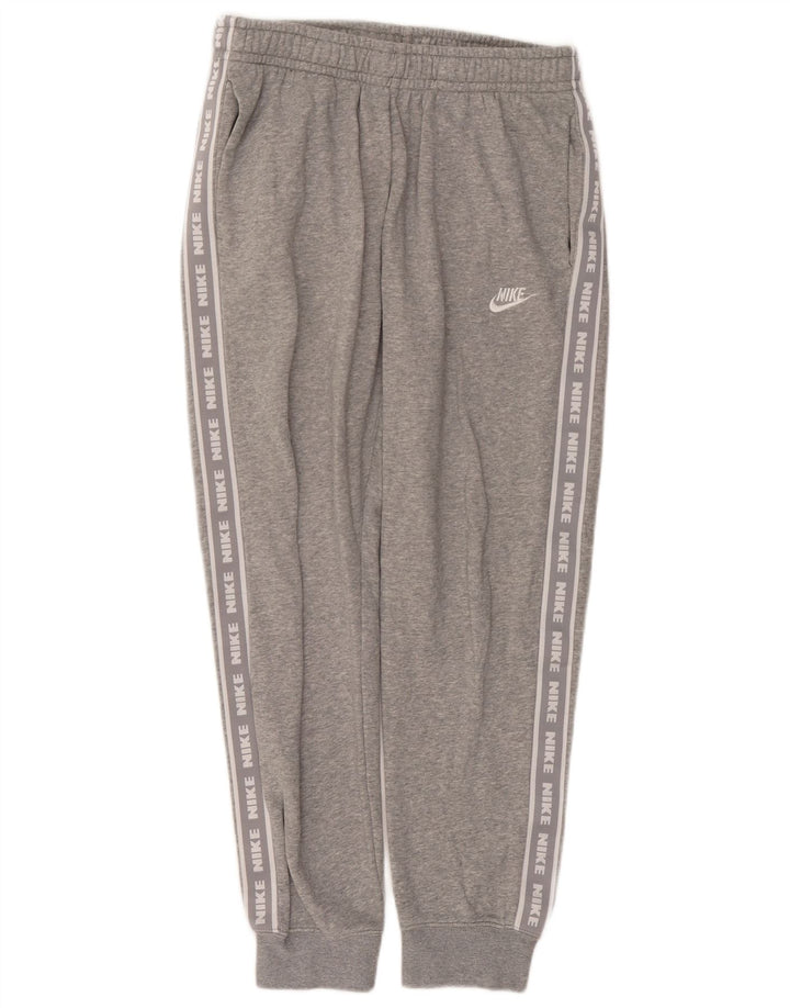 Nike Pantalones De Chándal Con Gráficos Joggers De Algodón Moteado En Gris Medio