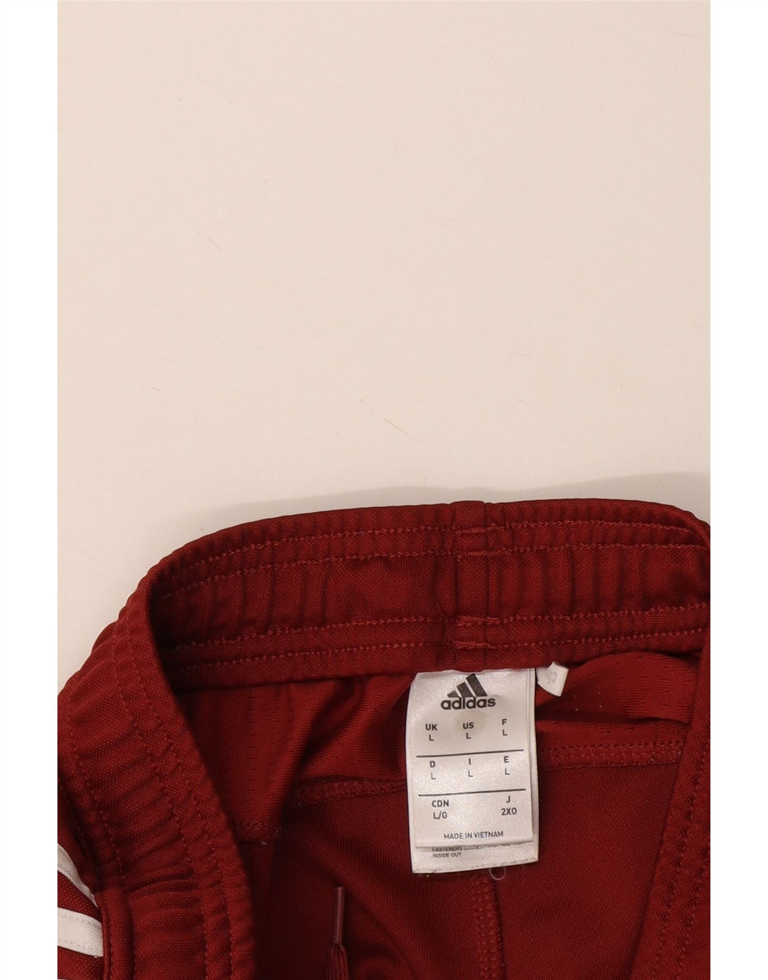 Adidas - Pantalón de chándal Climacool para hombre, tamaño grande, poliéster burdeos