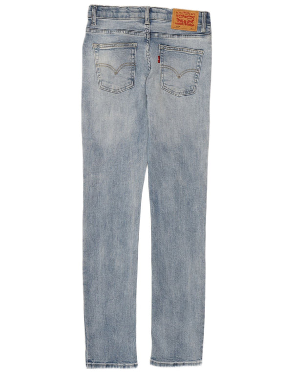 Levi's Boys 512 Tapered Slim Jeans 13-14 años W28 L30 Algodón azul