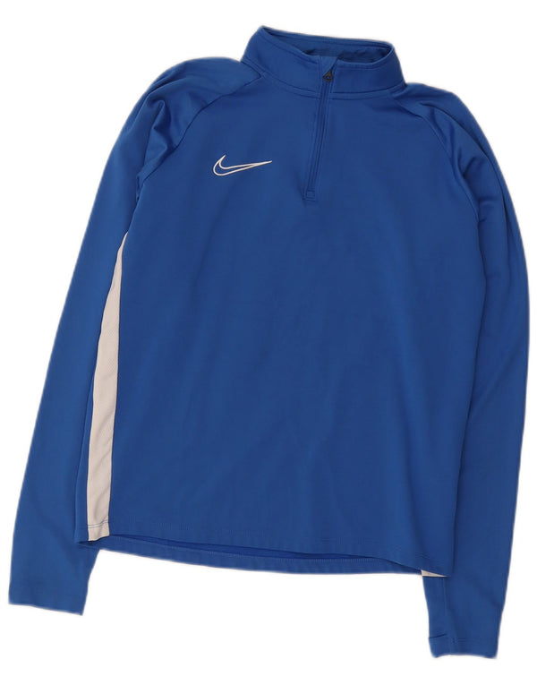 Nike - Chándal con cremallera y cuello para hombre, talla pequeña, color azul, poliéster