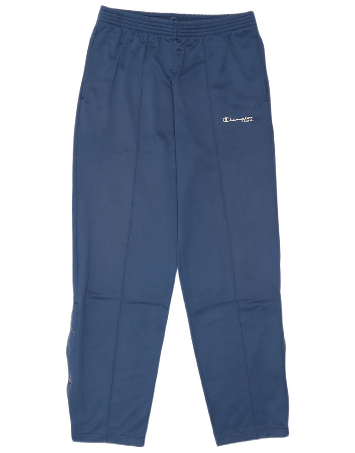 Champion Pantalones De Chándal Para Hombre Poliéster Azul Marino Medio