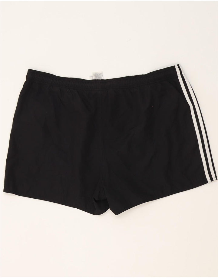Adidas Pantalones cortos deportivos para hombre 2XL Poliéster negro