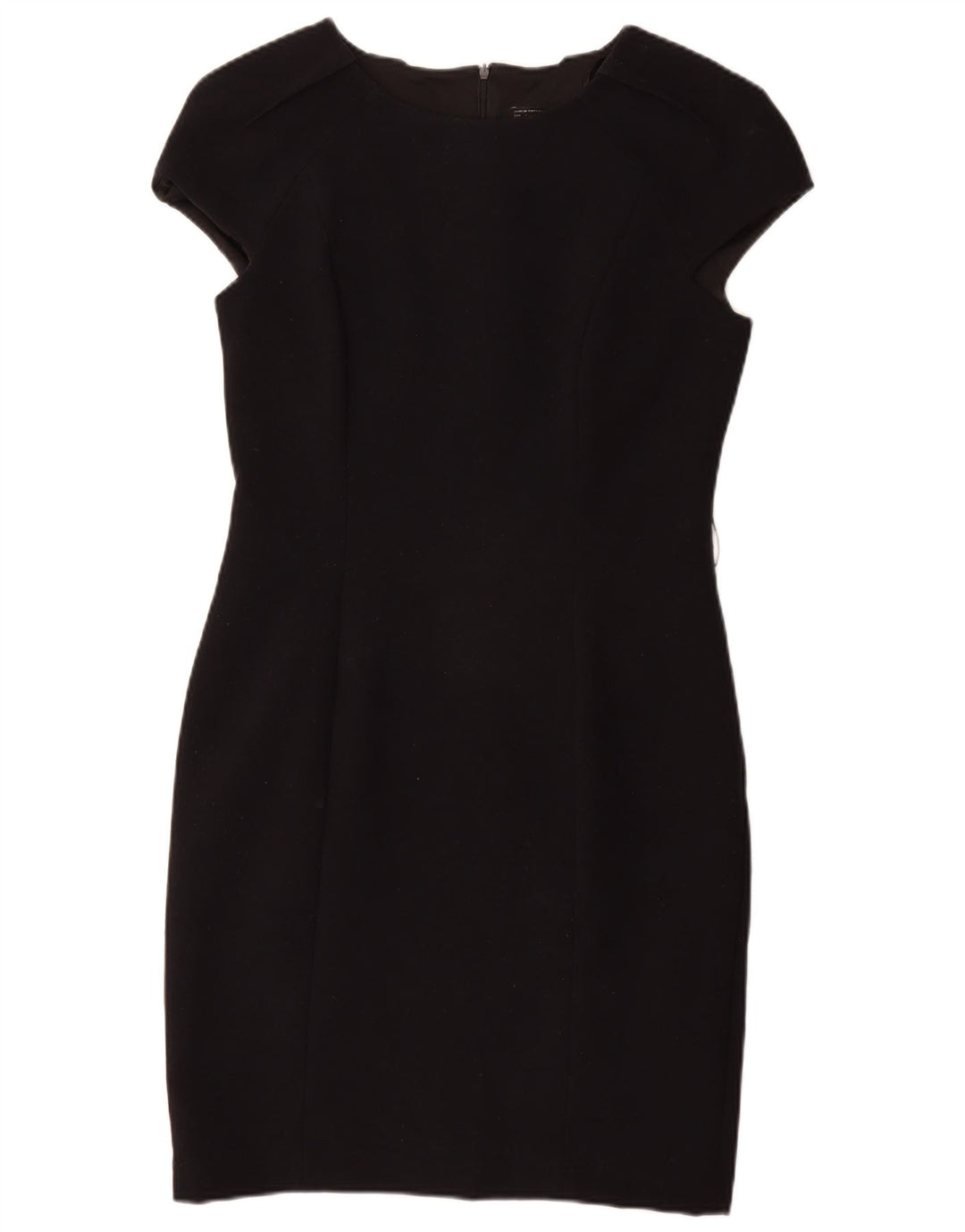 Zara Mujer Vestido Ajustado ES 40 XL Poliéster Negro