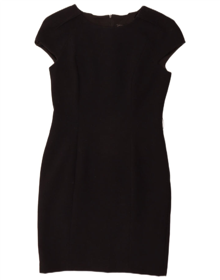 Zara Mujer Vestido Ajustado ES 40 XL Poliéster Negro