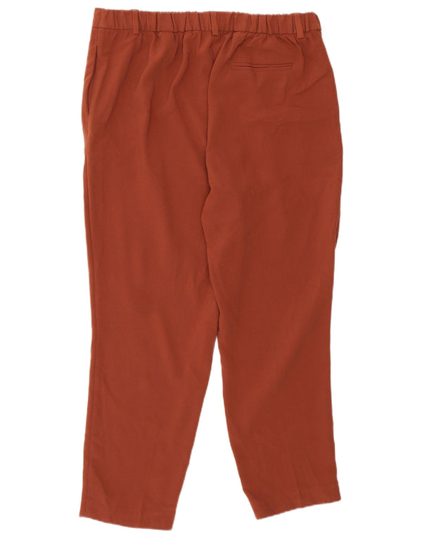 Marks & Spencer Pantalones cortos con pinzas para mujer UK 40 Large W32 L25 Marrón