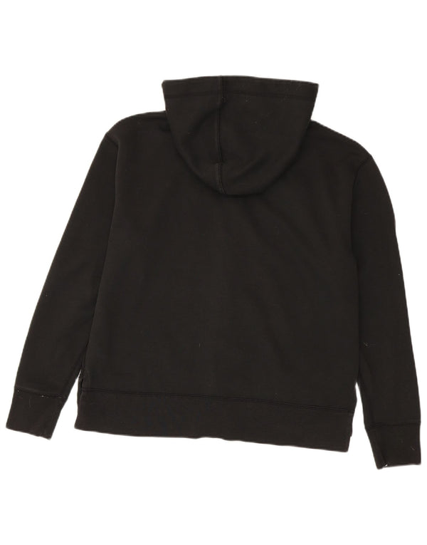 Polo Ralph Lauren Sudadera con capucha y cremallera para mujer UK 14 Mediano Negro Poliéster